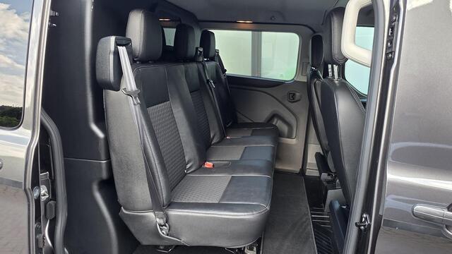 Ford TRANSIT CUSTOM 320 2.0 TDCI L1H1 Sport DC 185pk Automaat, Dubbel Cabine, 2 x schuifdeur, Bi-Xenon, Camera, Pdc,
