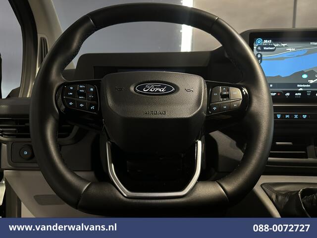 Ford TRANSIT CUSTOM 2.0 TDCI 136pk L2H1 Euro6 Airco | Camera | Navigatie | LED | Apple Carplay | Adaptieve Cruisecontrol Android Auto, Stoelverwarming, Verwarmde voorruit, Parkeersensoren, Bijrijdersbank