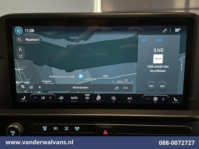 Ford TRANSIT CUSTOM 2.0 TDCI 136pk L1H1 Euro6 Airco | Navigatie | LED | Apple Carplay | Cruisecontrol Android Auto, Verwarmde voorruit, Stoelverwarming, Parkeersensoren, Bijrijdersbank