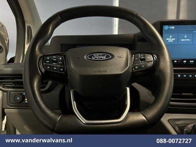 Ford TRANSIT CUSTOM 2.0 TDCI 136pk L1H1 Euro6 Airco | Navigatie | LED | Apple Carplay | Cruisecontrol Android Auto, Verwarmde voorruit, Stoelverwarming, Parkeersensoren, Bijrijdersbank