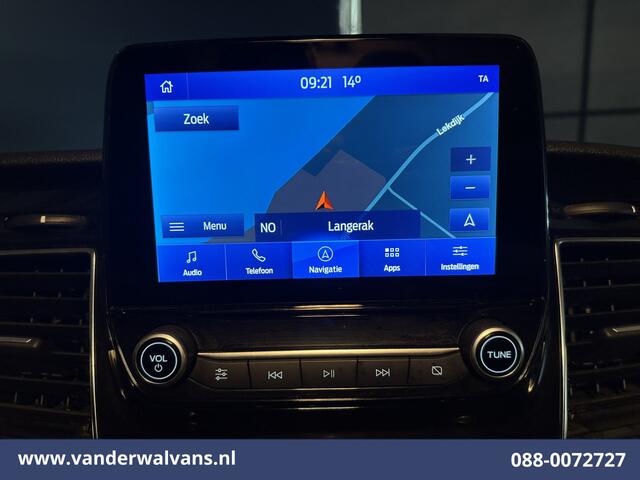 Ford TRANSIT CUSTOM 2.0 TDCI 130pk L2H1 Euro6 Airco | Navigatie | Apple Carplay | LED | Cruisecontrol | 2800kg Trekhaak Android Auto, Verwarmde voorruit, Stoelverwarming, Parkeersensoren, Bijrijdersbank