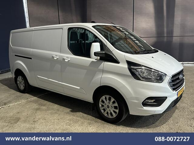 Ford TRANSIT CUSTOM 2.0 TDCI 130pk L2H1 Euro6 Airco | Navigatie | Apple Carplay | LED | Cruisecontrol | 2800kg Trekhaak Android Auto, Verwarmde voorruit, Stoelverwarming, Parkeersensoren, Bijrijdersbank