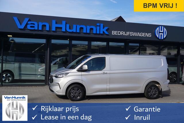 Ford TRANSIT CUSTOM 320L 170PK Limited AUT BPM VRIJ!! Navi, Cam, Adap. Cruise, 17" LM, LED!! NR. 335.