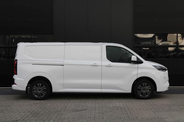Ford TRANSIT CUSTOM E-Transit 340 L2H1 Limited 218pk - 2x Schuif - LED - 360 Camera - B&O - ACC - Navi - Stoel/Stuurverwarming - Rijklaar