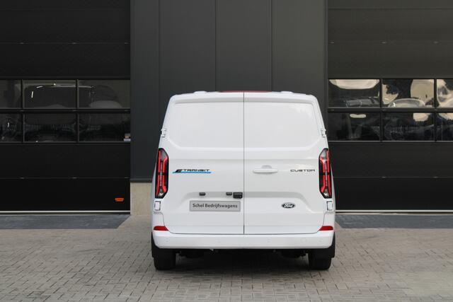 Ford TRANSIT CUSTOM E-Transit 340 L2H1 Limited 218pk - 2x Schuif - LED - 360 Camera - B&O - ACC - Navi - Stoel/Stuurverwarming - Rijklaar
