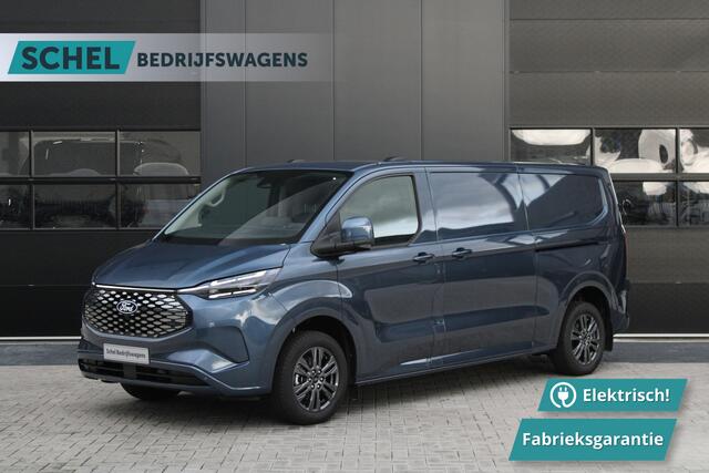 Ford TRANSIT CUSTOM E-Transit 340 L2H1 Limited 218pk - 2x Schuif - LED - 360 Camera - B&O - ACC - Navi - Stoel/Stuurverwarming - Rijklaar