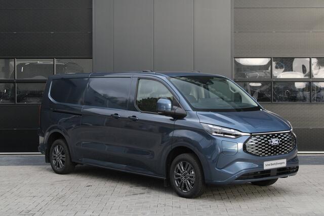 Ford TRANSIT CUSTOM E-Transit 340 L2H1 Limited 218pk - 2x Schuif - LED - 360 Camera - B&O - ACC - Navi - Stoel/Stuurverwarming - Rijklaar