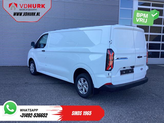 Ford TRANSIT CUSTOM E-Transit L2 Trend 71 kWh 370 Km WLTP Garantie T/m 7-2031/ LED/ Standkachel/ Stoelverw./ Carplay/ Climate/ Camera/ PDC/ LMV/ Cruise