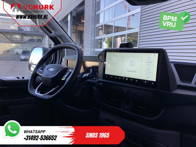 Ford TRANSIT CUSTOM E-Transit L2 Trend 71 kWh 370 Km WLTP Garantie T/m 7-2031/ LED/ Standkachel/ Stoelverw./ Carplay/ Climate/ Camera/ PDC/ LMV/ Cruise