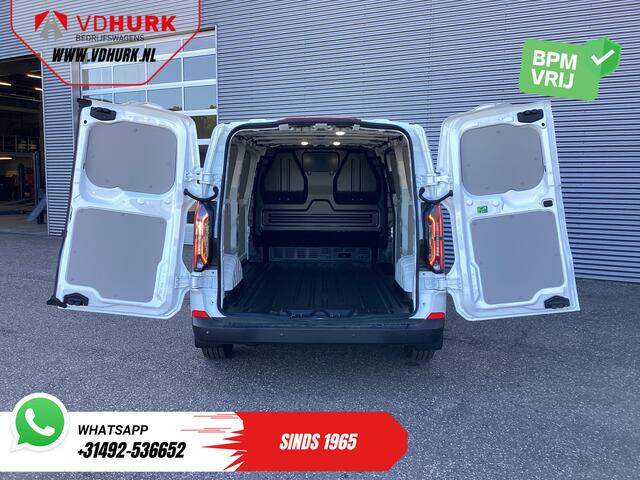 Ford TRANSIT CUSTOM E-Transit L2 Trend 71 kWh 370 Km WLTP Garantie T/m 7-2031/ LED/ Standkachel/ Stoelverw./ Carplay/ Climate/ Camera/ PDC/ LMV/ Cruise