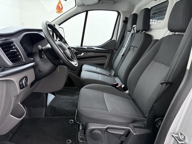 Ford TRANSIT CUSTOM 280 2.0TDCI 130PK Euro 6 L1H1 3-Persoons Navi Airco Cruise Control Bluetooth DAB Pdc Trend Betonplex Vloer Wandbetimmering Schuifdeur+Raam Achterdeuren+Ramen 1e Eigenaar