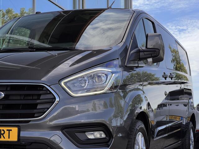 Ford TRANSIT CUSTOM 320 2.0 TDCI L2H1 Limited DC | 125.000 KM | Betimmerde Laadruimte | Navigatie | Adaptieve Cruise Control | Stoelverwarming |