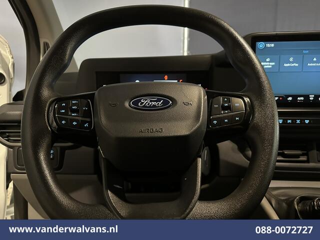 Ford TRANSIT CUSTOM 2.0 TDCI 136pk L2H1 Euro6 Airco | Camera | Apple Carplay | LED | Cruisecontrol | Leder Android Auto, Verwarmde voorruit, Parkeersensoren, Bijrijdersbank