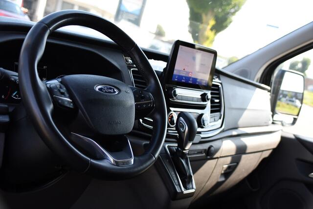 Ford TRANSIT CUSTOM 300 2.0 TDCI L1H1 Limited DC PB Edition Camera, Cruise, Carplay, LED, Leder, 2 x Schuifdeur, Stoelverwarming, Sensoren, Automaat, Uniek!
