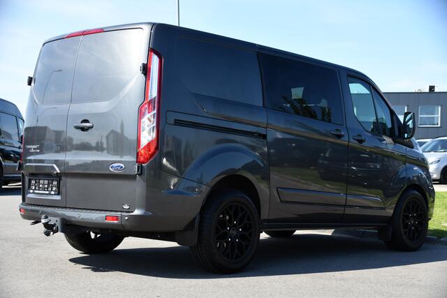 Ford TRANSIT CUSTOM 300 2.0 TDCI L1H1 Limited DC PB Edition Camera, Cruise, Carplay, LED, Leder, 2 x Schuifdeur, Stoelverwarming, Sensoren, Automaat, Uniek!