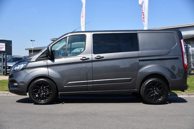 Ford TRANSIT CUSTOM 300 2.0 TDCI L1H1 Limited DC PB Edition Camera, Cruise, Carplay, LED, Leder, 2 x Schuifdeur, Stoelverwarming, Sensoren, Automaat, Uniek!