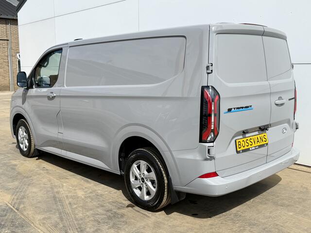 Ford TRANSIT CUSTOM e-Transit 65 kWh 218PK Elektrisch 344km WLTP 2300kg Trekvermogen BEV Snelladen Stoelverwarming LED Cruise Control Camera Carplay Parkeersensoren v+a