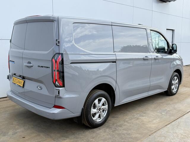 Ford TRANSIT CUSTOM e-Transit 65 kWh 218PK Elektrisch 344km WLTP 2300kg Trekvermogen BEV Snelladen Stoelverwarming LED Cruise Control Camera Carplay Parkeersensoren v+a