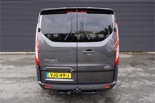 Ford TRANSIT CUSTOM 300170pk AutomatI L2H1 Limited Dubbele cabine Raptor 5 persoons Leder Trekhaak Apple Carplay camera Navigatie