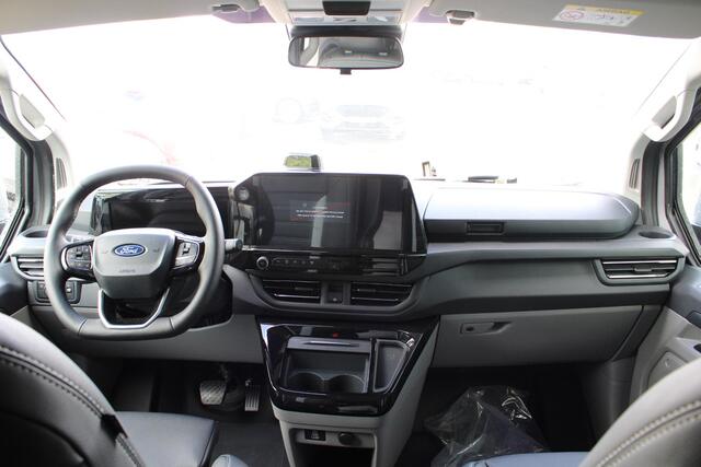 Ford TRANSIT CUSTOM 320 2.5 PHEV L2H1 Grey Platinum DC | Dubbele Cabine | Rijklaar | Dubbele zijschuifdeur | Dual-zone automatische airconditioning | Privacy glass | Groot middenconsole | Trekhaakvoorbereiding | Centrale dubbele vergrendeling | Driver Assistent Pack Ultimate | Verwarmbaar stuurwiel | 2 AGM accus | PHEV 1-fase oplaadkabel 10m | Vehicle Integration System