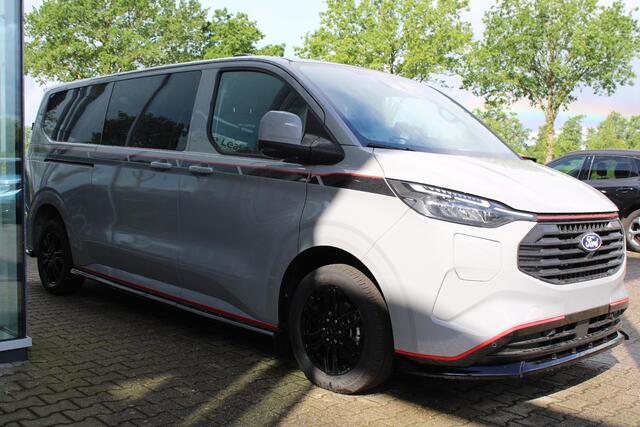 Ford TRANSIT CUSTOM 320 2.5 PHEV L2H1 Grey Platinum DC | Dubbele Cabine | Rijklaar | Dubbele zijschuifdeur | Dual-zone automatische airconditioning | Privacy glass | Groot middenconsole | Trekhaakvoorbereiding | Centrale dubbele vergrendeling | Driver Assistent Pack Ultimate | Verwarmbaar stuurwiel | 2 AGM accus | PHEV 1-fase oplaadkabel 10m | Vehicle Integration System