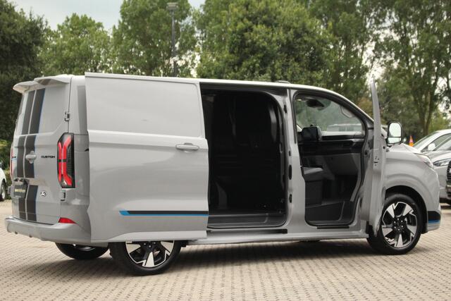 Ford TRANSIT CUSTOM E-Transit 320 L1H1 Sport | 71kWh | 160kW/218pk | Trekgewicht 2300kg | Driver Assist | Adap. Cruise | Stoel+Stuurverw. | Camera | Carplay/Android | Lease 788,- p/m