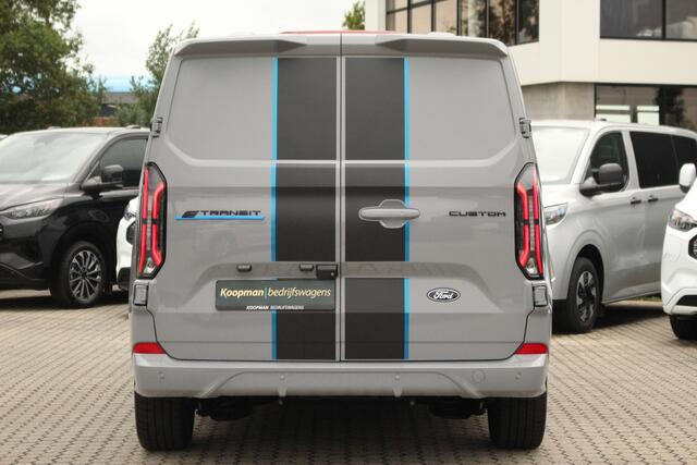 Ford TRANSIT CUSTOM E-Transit 320 L1H1 Sport | 71kWh | 160kW/218pk | Trekgewicht 2300kg | Driver Assist | Adap. Cruise | Stoel+Stuurverw. | Camera | Carplay/Android | Lease 788,- p/m