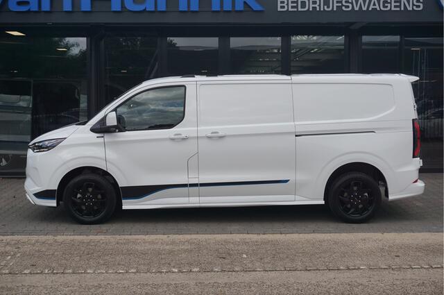 Ford TRANSIT CUSTOM 340L 218PK 71KWH Sport AUT Elektrisch Apple CP/Android A, Cam, 17" LM, 2x Schuifdeur!! NR. P02*