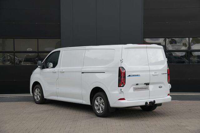 Ford TRANSIT CUSTOM E-Transit 340 L2H1 Limited 71 kWh 218pk - 2x Schuifdeur - Trekhaak - Carplay - Camera - Carplay - Rijklaar