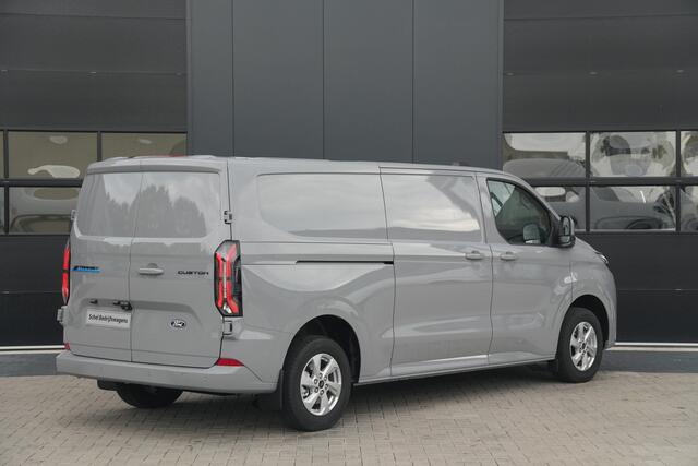 Ford TRANSIT CUSTOM E-Transit 340 L2H1 Limited 71 kWh 218pk - Carplay - Camera - Stoel-stuurverwarming - Rijklaar