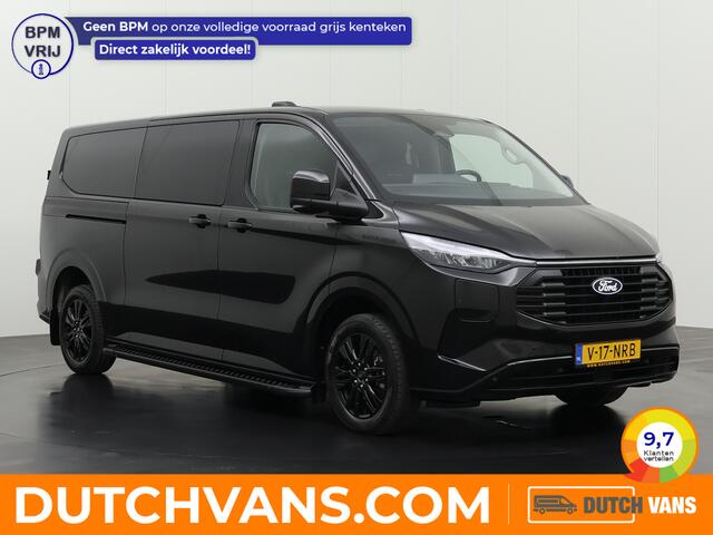Ford TRANSIT CUSTOM 2.5PHEV Lang Black Platinum Dubbele Cabine | Leder | BOMVOL !!!