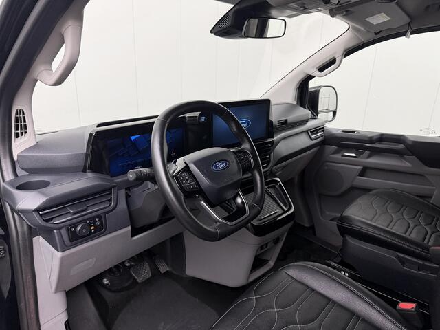 Ford TRANSIT CUSTOM 2.5PHEV Lang Black Platinum Dubbele Cabine | Leder | BOMVOL !!!