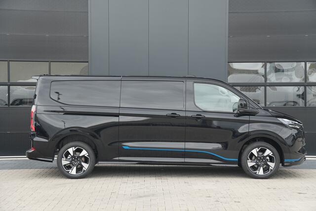 Ford TRANSIT CUSTOM E-Transit 340 L2H1 Sport 71 kWh 218pk - 2x Schuif - ACC - B&O - Navi - Stoel/Stuurverwarming - 360 Camera - Trekhaak - Rijklaar