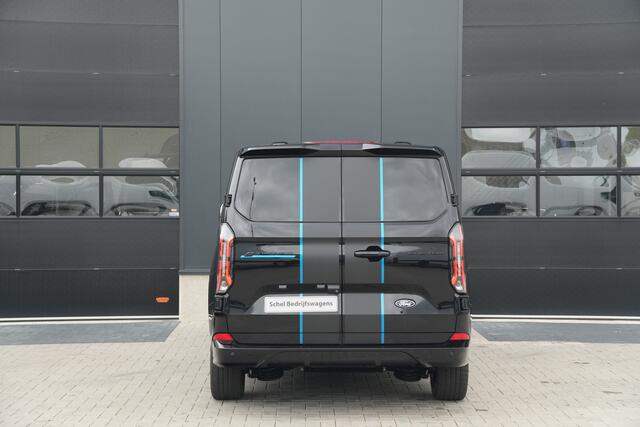 Ford TRANSIT CUSTOM E-Transit 340 L2H1 Sport 71 kWh 218pk - 2x Schuif - ACC - B&O - Navi - Stoel/Stuurverwarming - 360 Camera - Trekhaak - Rijklaar
