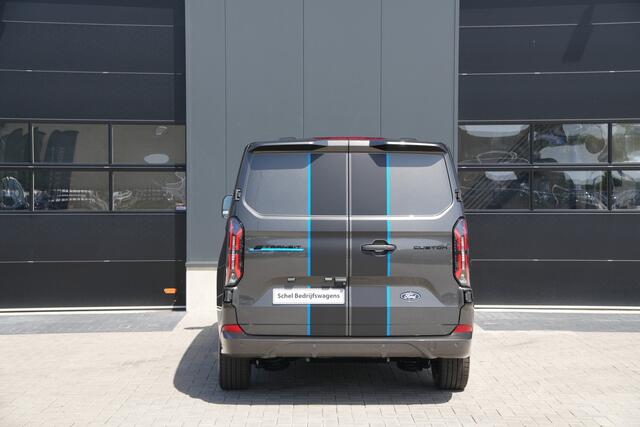 Ford TRANSIT CUSTOM E-Transit 340 L2H1 Sport 71 kWh 218pk - 2x Schuif - ACC - B&O - Navi - Stoel/Stuurverwarming - 360 Camera - Trekhaak - Rijklaar
