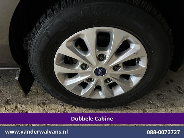 Ford TRANSIT CUSTOM 2.0 TDCI 170pk Automaat L2H1 Dubbele Cabine Limited Euro6 Airco | 5-Zits| Camera | Navigatie | Xenon | Apple Carplay Adaptieve Cruisecontrol, Trekhaak, LM Velgen, Stoelverwarming, Verwarmde Voorruit, Leder Bekleding, Parkeersensoren