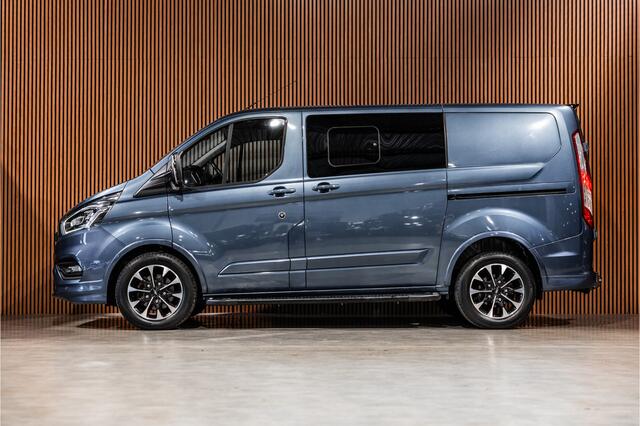 Ford TRANSIT CUSTOM 2.0 TDCI 185 PK Sport | Marge | BPM & BTW Vrij | ACC | Bi-Xenon | Camera | Navigatie | CarPlay | DAB | Trekhaak | Cruise control | Nieuwe APK