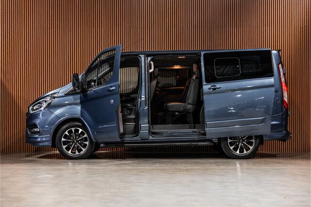 Ford TRANSIT CUSTOM 2.0 TDCI 185 PK Sport | Marge | BPM & BTW Vrij | ACC | Bi-Xenon | Camera | Navigatie | CarPlay | DAB | Trekhaak | Cruise control | Nieuwe APK