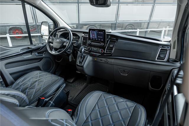Ford TRANSIT CUSTOM 2.0 TDCI 185 PK Sport | Marge | BPM & BTW Vrij | ACC | Bi-Xenon | Camera | Navigatie | CarPlay | DAB | Trekhaak | Cruise control | Nieuwe APK
