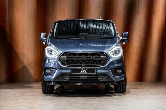 Ford TRANSIT CUSTOM 320 2.0 TDCI L2H1 Platinum Edition DC | Bi-Xenon | Navigatie | CarPlay | Camera | Lederen bekleding | Stoelverwarming | L+R Schuifdeur | DAB | Dubbel cabine | Nieuwe APK | Euro 6