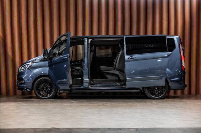Ford TRANSIT CUSTOM 320 2.0 TDCI L2H1 Platinum Edition DC | Bi-Xenon | Navigatie | CarPlay | Camera | Lederen bekleding | Stoelverwarming | L+R Schuifdeur | DAB | Dubbel cabine | Nieuwe APK | Euro 6