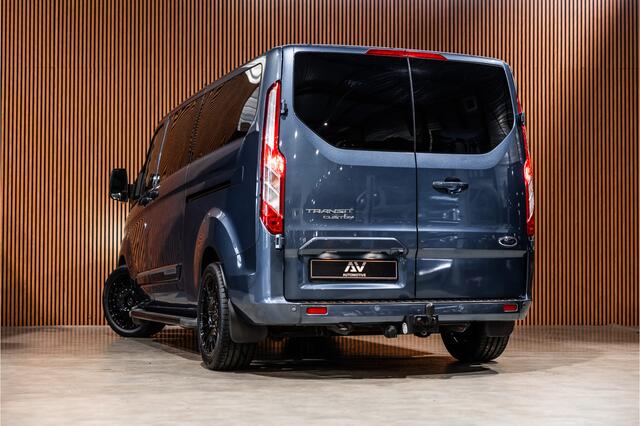 Ford TRANSIT CUSTOM 320 2.0 TDCI L2H1 Platinum Edition DC | Bi-Xenon | Navigatie | CarPlay | Camera | Lederen bekleding | Stoelverwarming | L+R Schuifdeur | DAB | Dubbel cabine | Nieuwe APK | Euro 6