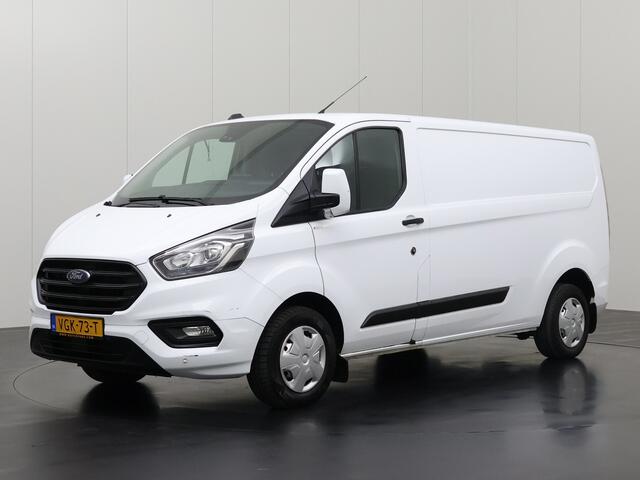 Ford TRANSIT CUSTOM 2.0TDCI Lang Achterdeuren | Multimedia | Camera | 3-Zits | Airco | Trekhaak