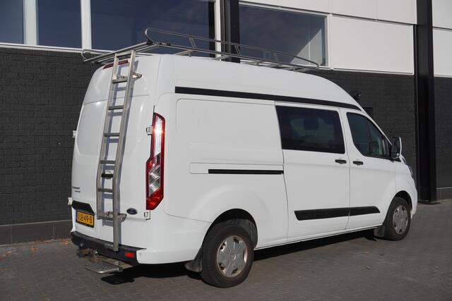 Ford TRANSIT CUSTOM 2.0 TDCI Dubbel Cabine L2H2 EURO 6 - Airco - Cruise - PDC - €19.900,- Excl.