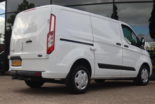 Ford TRANSIT CUSTOM 300 2.0 TDCI L1H1 AUT. *MARGE* | 2 SCHUIFDEUREN | TREKHAAK | CAMERA | CARPLAY | CRUISE | STOELVERWARMING