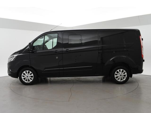 Ford TRANSIT CUSTOM 2.0 TDCI 170 PK AUT. LIMITED DUBBEL CABINE + ADAPTIVE CRUISE | 2 SCHUIFDEUREN | LEDER | XENON | TREKHAAK