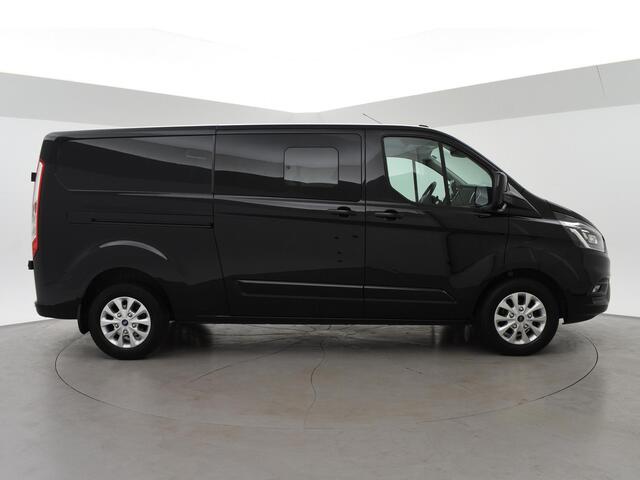 Ford TRANSIT CUSTOM 2.0 TDCI 170 PK AUT. LIMITED DUBBEL CABINE + ADAPTIVE CRUISE | 2 SCHUIFDEUREN | LEDER | XENON | TREKHAAK