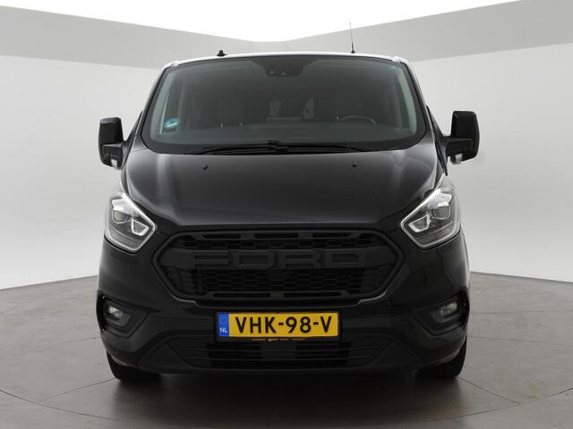 Ford TRANSIT CUSTOM 2.0 TDCI 170 PK AUT. LIMITED DUBBEL CABINE + ADAPTIVE CRUISE | 2 SCHUIFDEUREN | LEDER | XENON | TREKHAAK