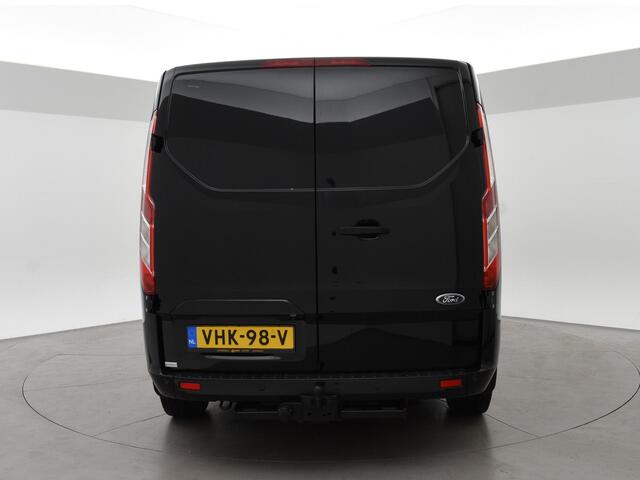 Ford TRANSIT CUSTOM 2.0 TDCI 170 PK AUT. LIMITED DUBBEL CABINE + ADAPTIVE CRUISE | 2 SCHUIFDEUREN | LEDER | XENON | TREKHAAK