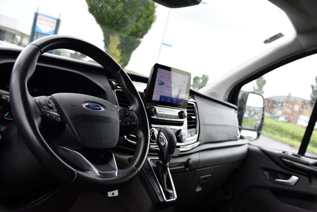 Ford TRANSIT CUSTOM 320 2.0 TDCI L1H1 Sport Adaptieve Cruise, Camera, Carplay, Leder, 2 x Schuifdeur, LED, Automaat, Stoelverwarming, Uniek!